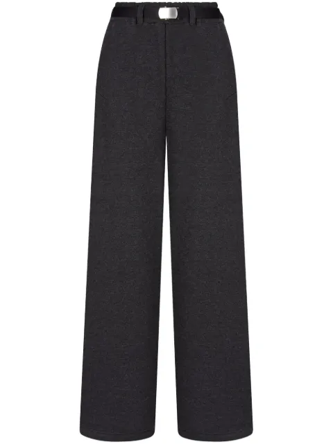 STUDIO TOMBOY pantalones de tejido de rizo con cinturón