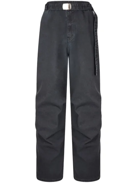 STUDIO TOMBOY pantalones anchos con cinturón