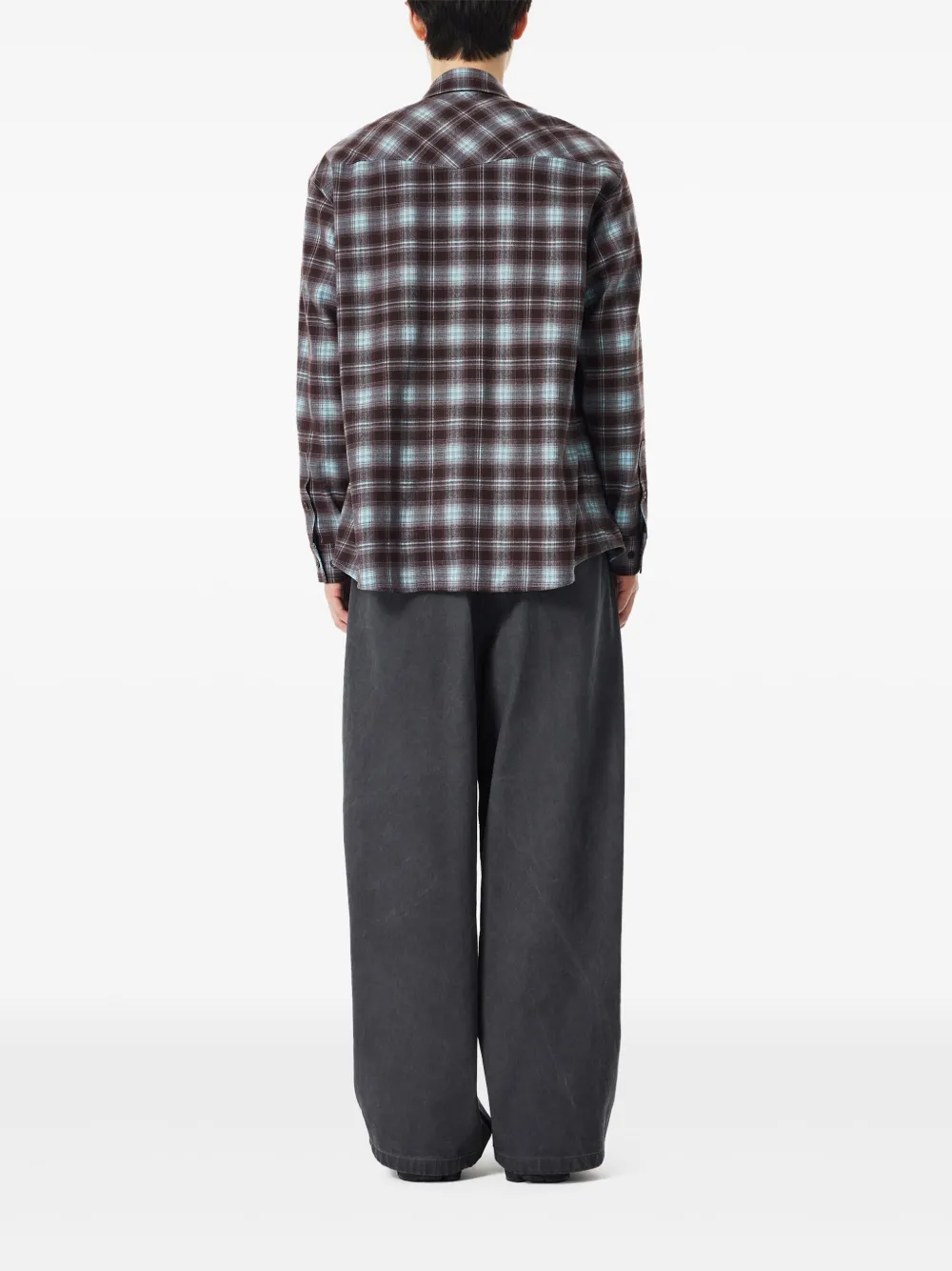 STUDIO TOMBOY Broek met wijde pijpen Grijs