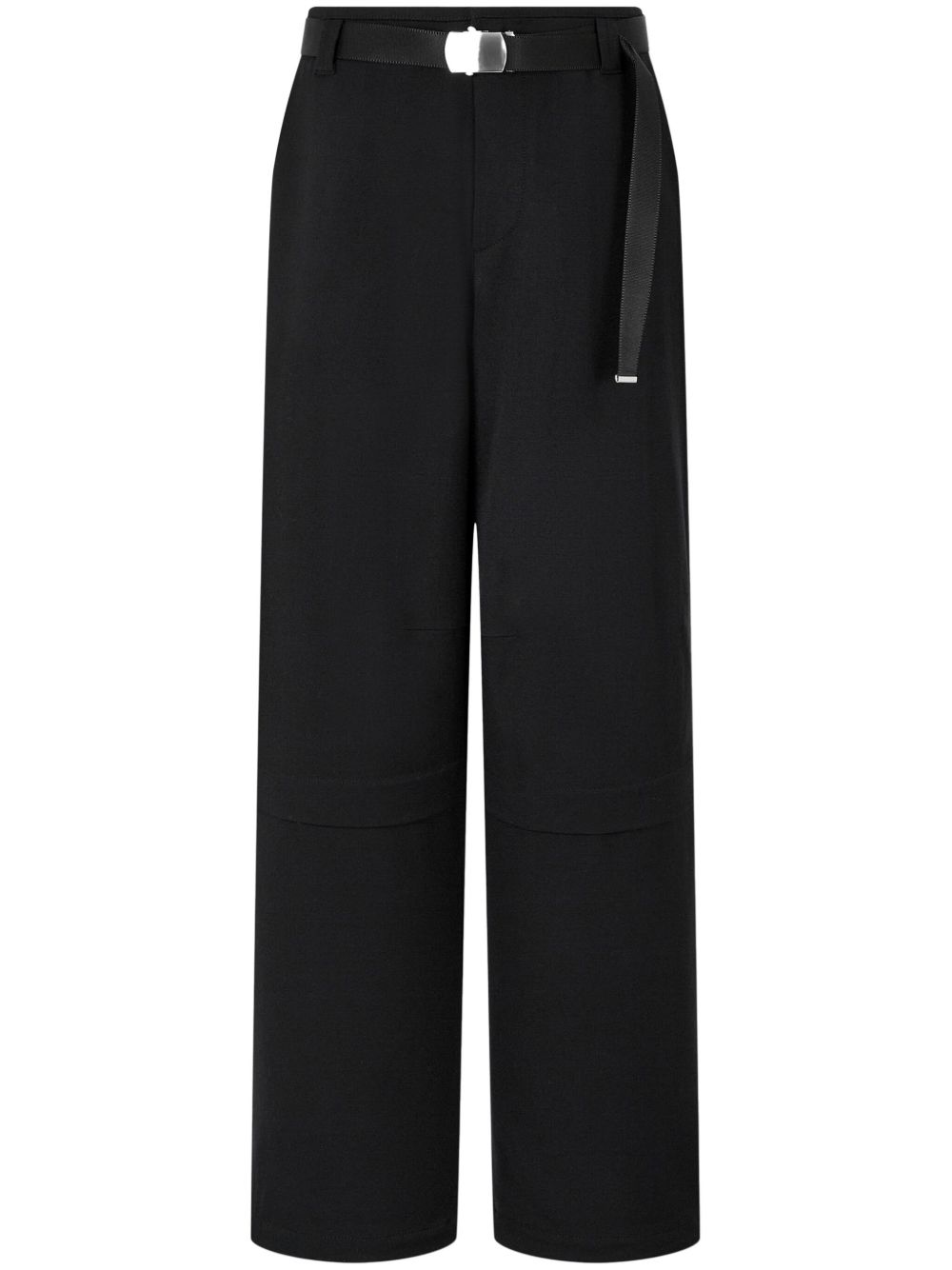 STUDIO TOMBOY belted wool trousers - Black