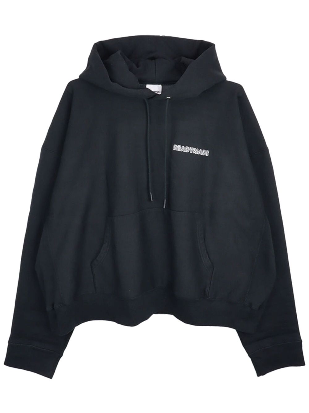 Readymade logo-embroidered hoodie - Black