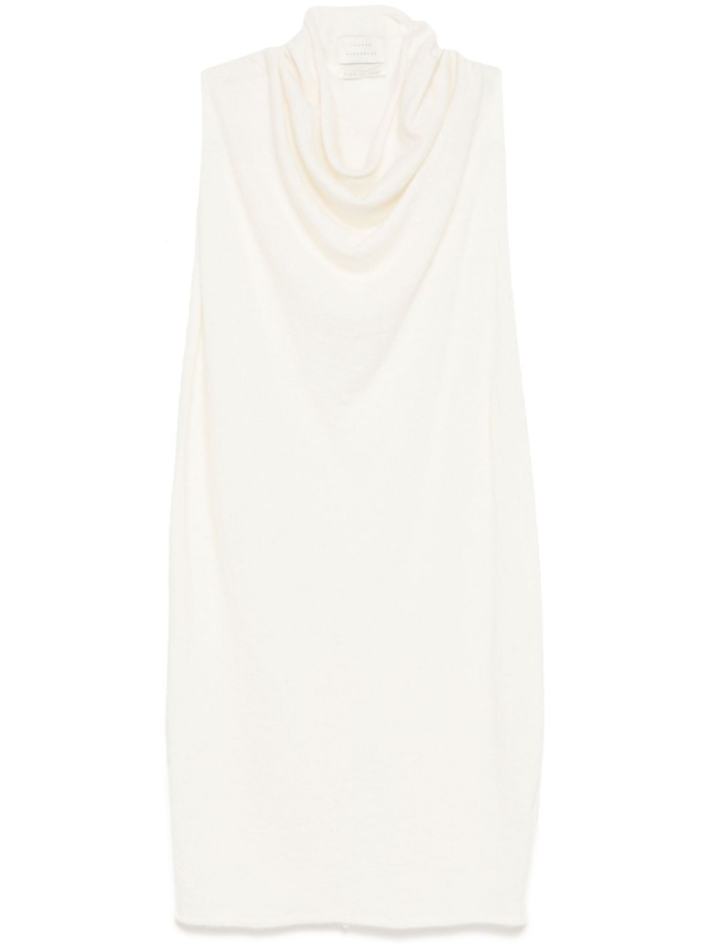 draped dress