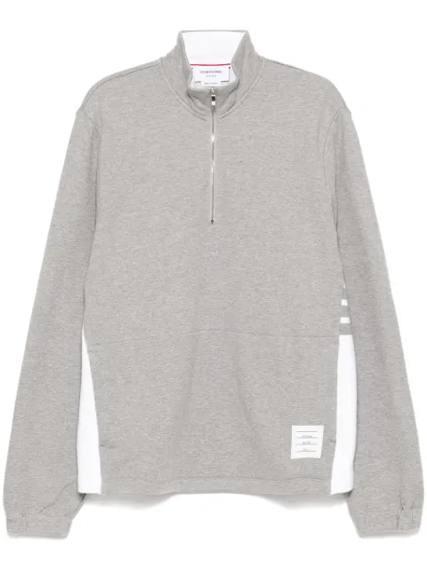 Thom Browne sudadera con medio cierre