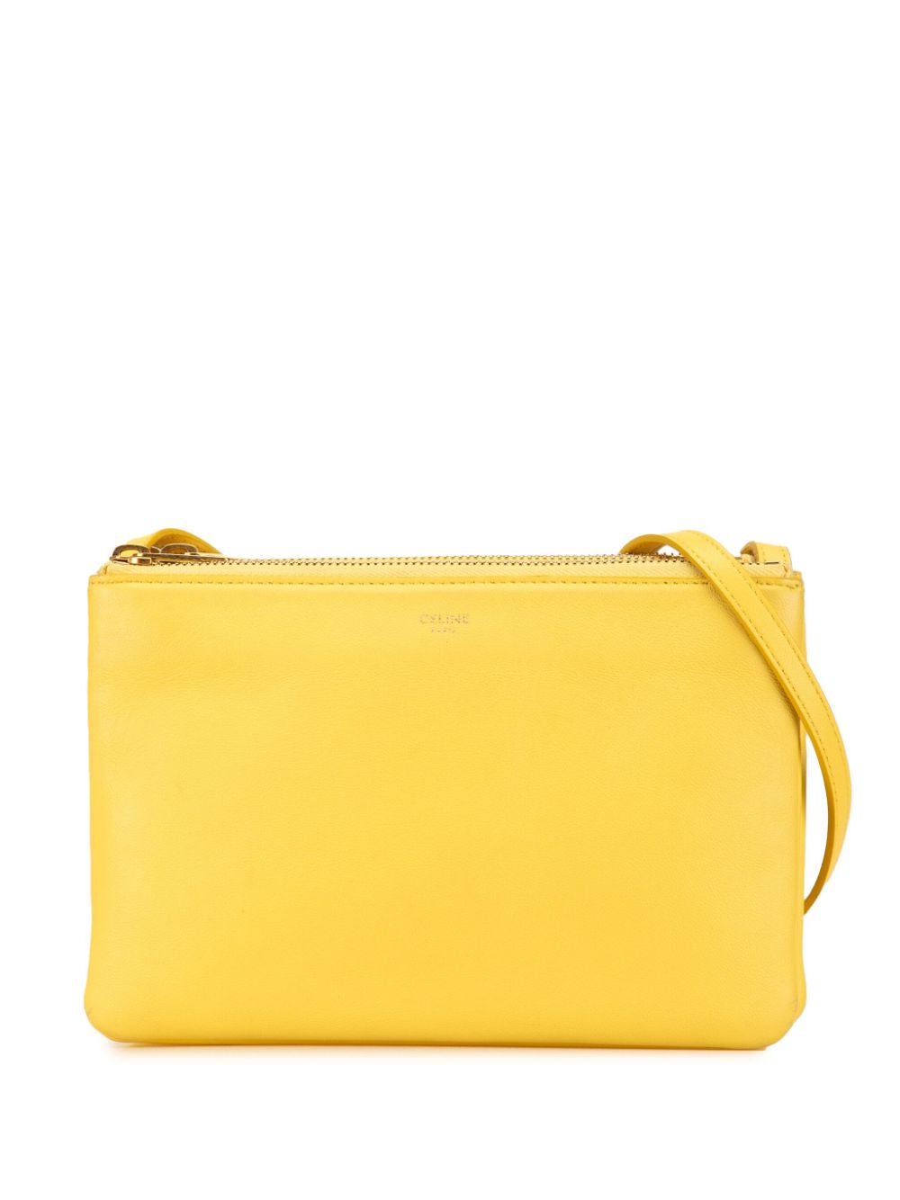 Céline Pre-Owned 2019 Small Leather Trio crossbody bag - Yellow