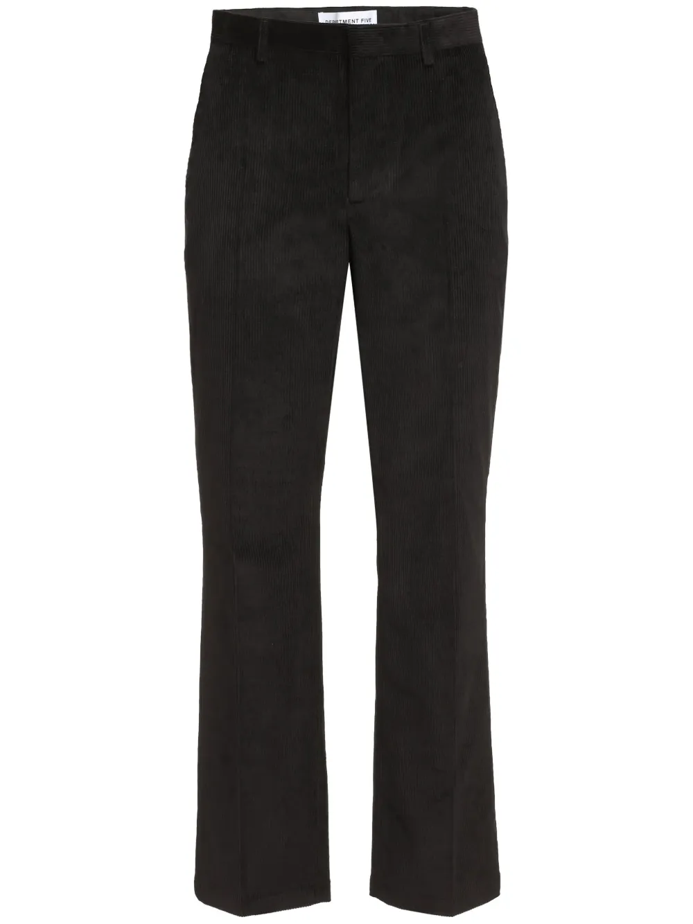 straight-cut trousers