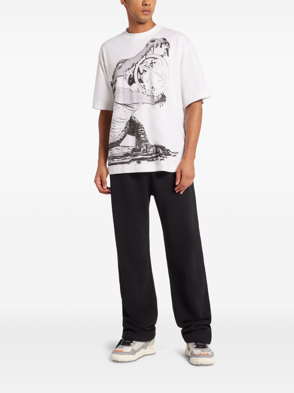 Off-White graphic-print T-shirt - Wit