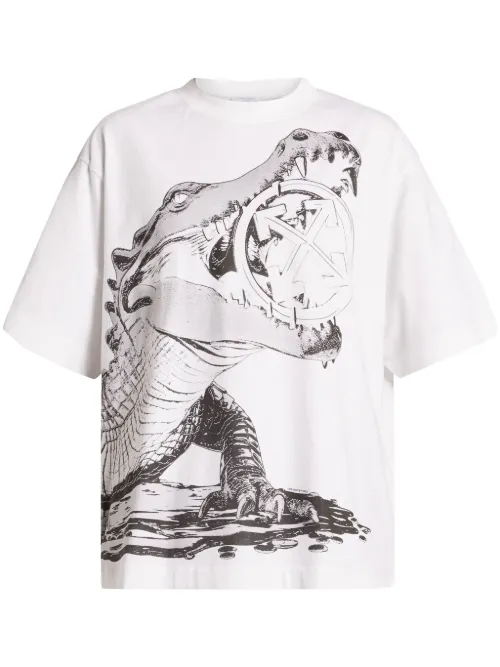 T-shirt à imprimé graphique - Off-White - Modalova