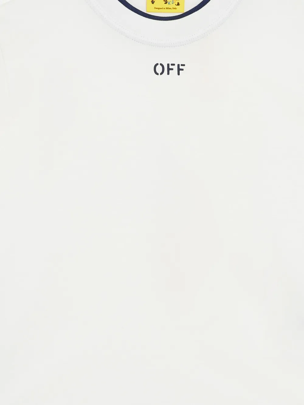 Off-White Kids T-shirt met print Wit