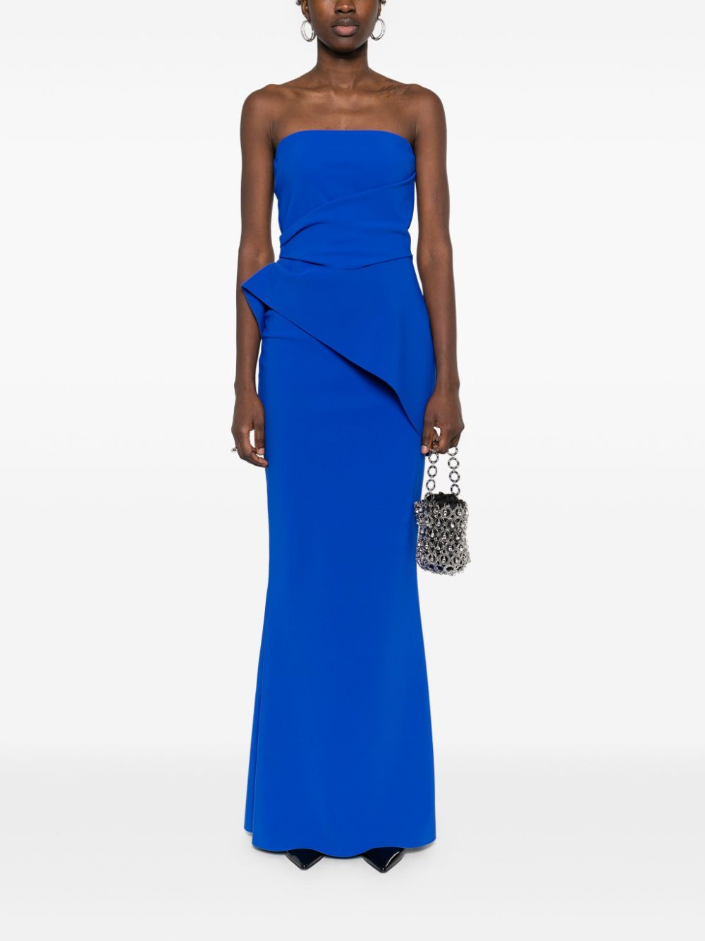 CHIARA BONI La Petite Robe Taro maxi-jurk - Blauw