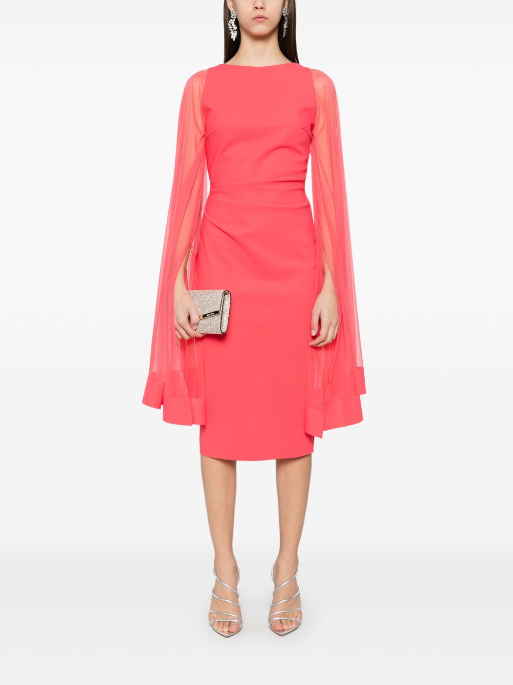 CHIARA BONI La Petite Robe Jojo midi-jurk - Roze