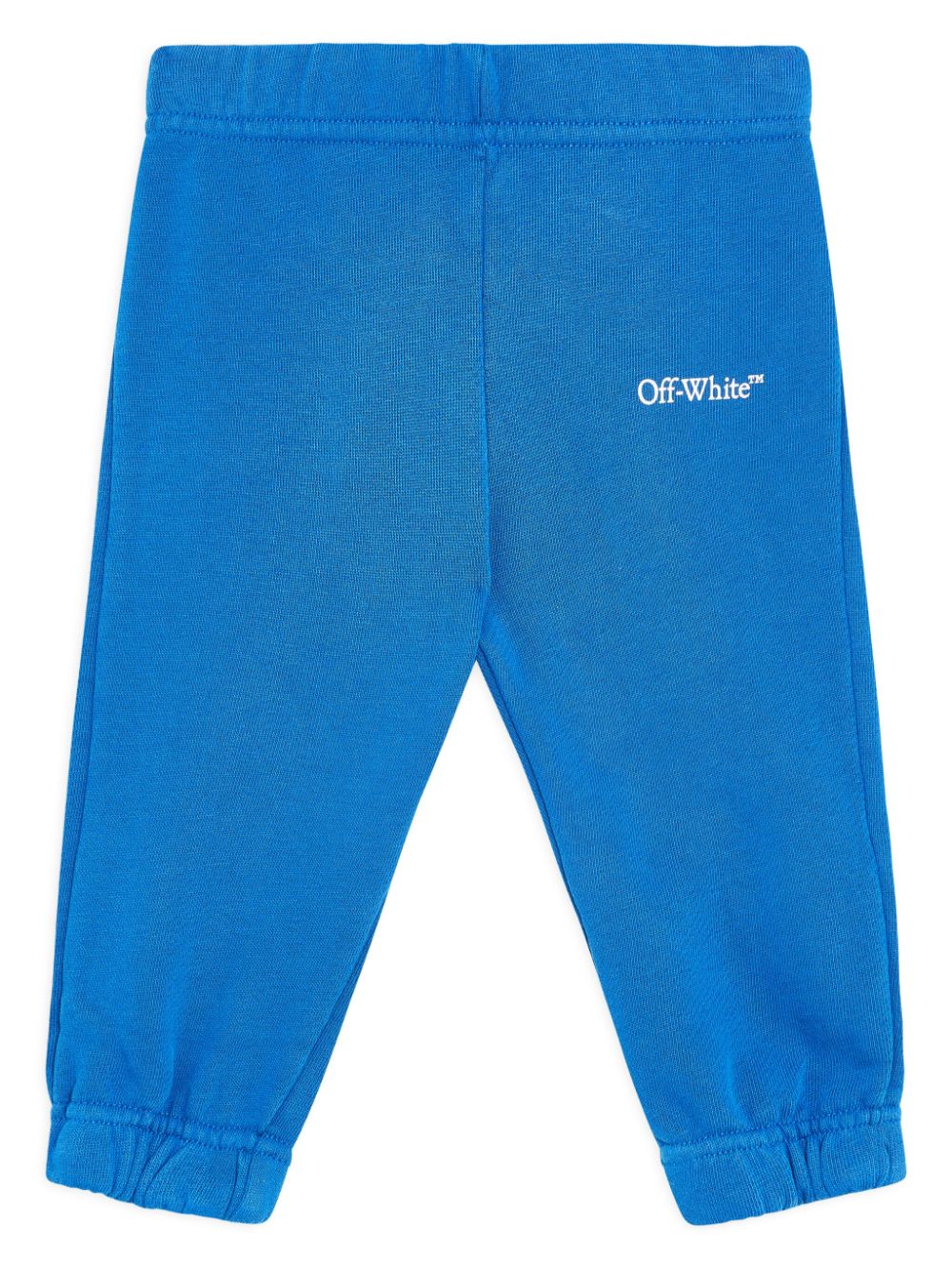 Off-White Kids Trainingsbroek met logoprint Blauw