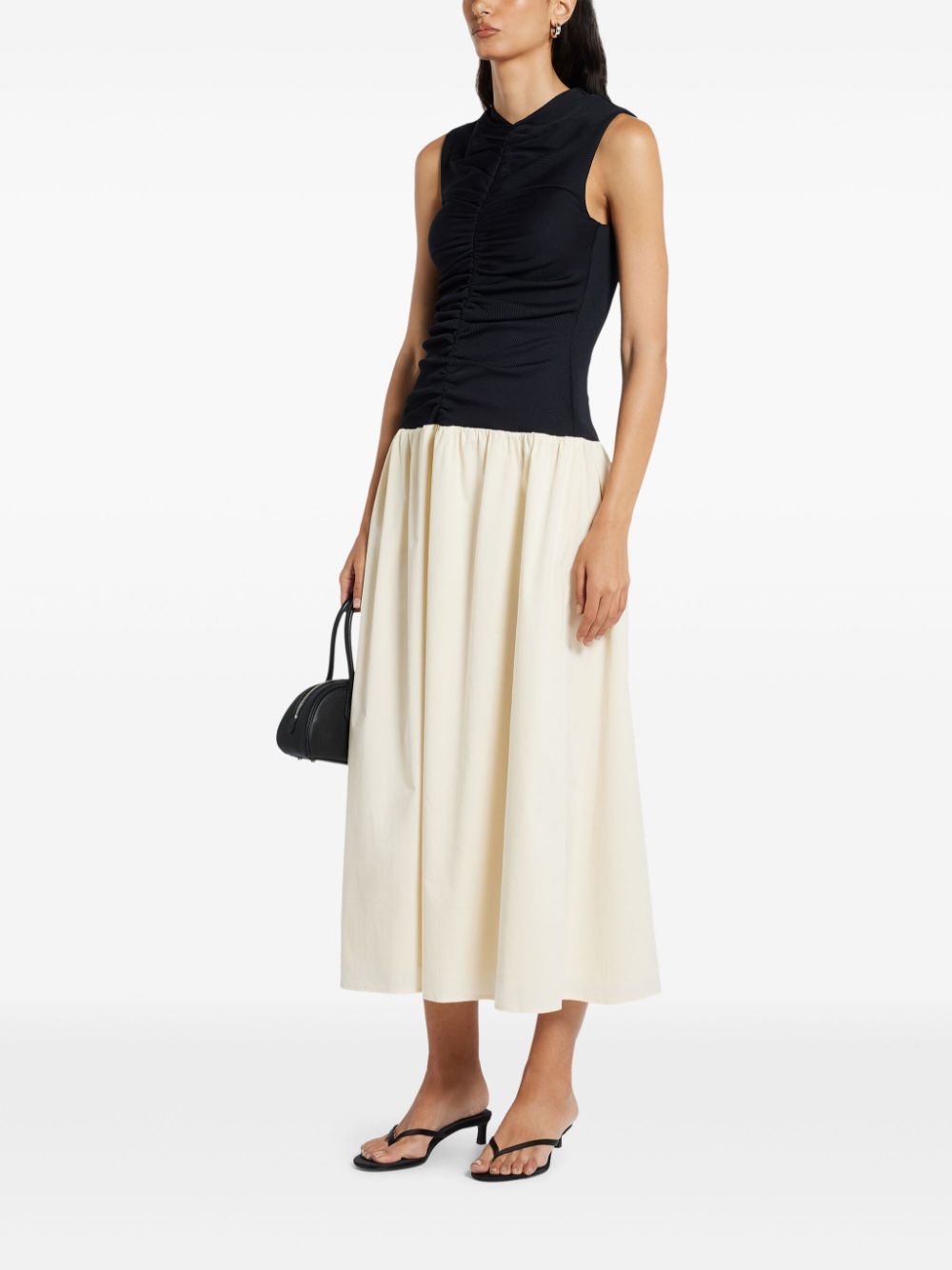 Anna Quan Isla midi dress - Zwart