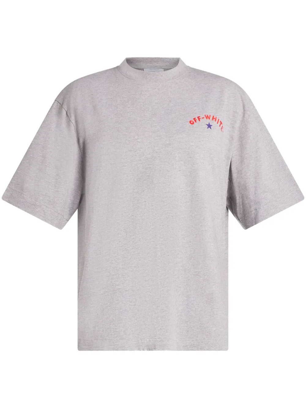 Off-White T-shirt met logoprint Grijs