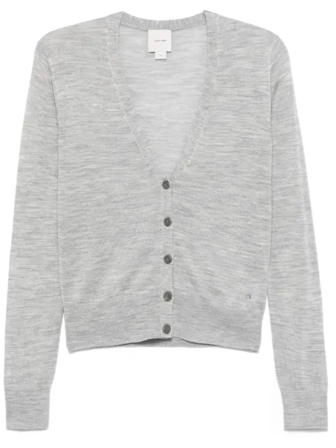 Calvin Klein cárdigan con efecto melange