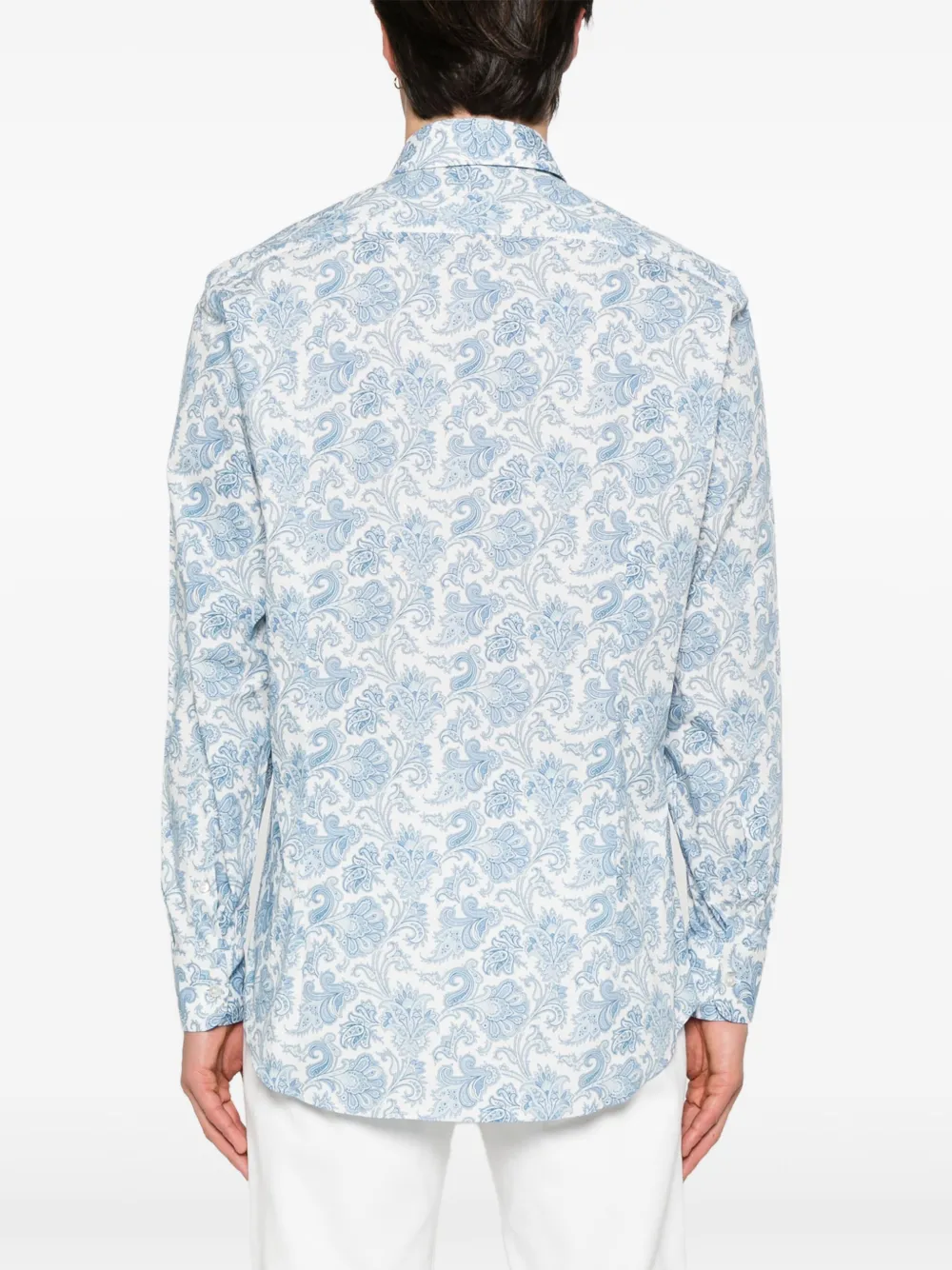 ETRO Overhemd met paisley-print Blauw