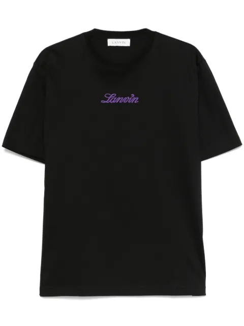 Lanvin playera con logo bordado