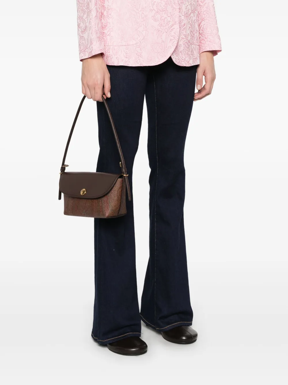 ETRO Barchetta Arnica schoudertas - Bruin