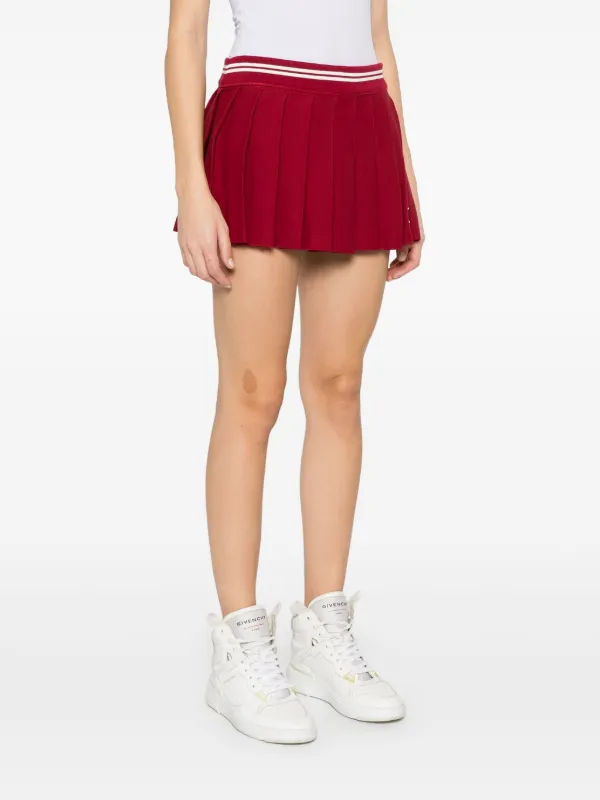 AMIRI MA Quad Mini Skirt | Red | FARFETCH JO