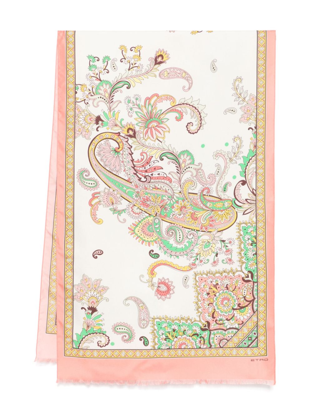 ETRO Sjaal met paisley-print Beige