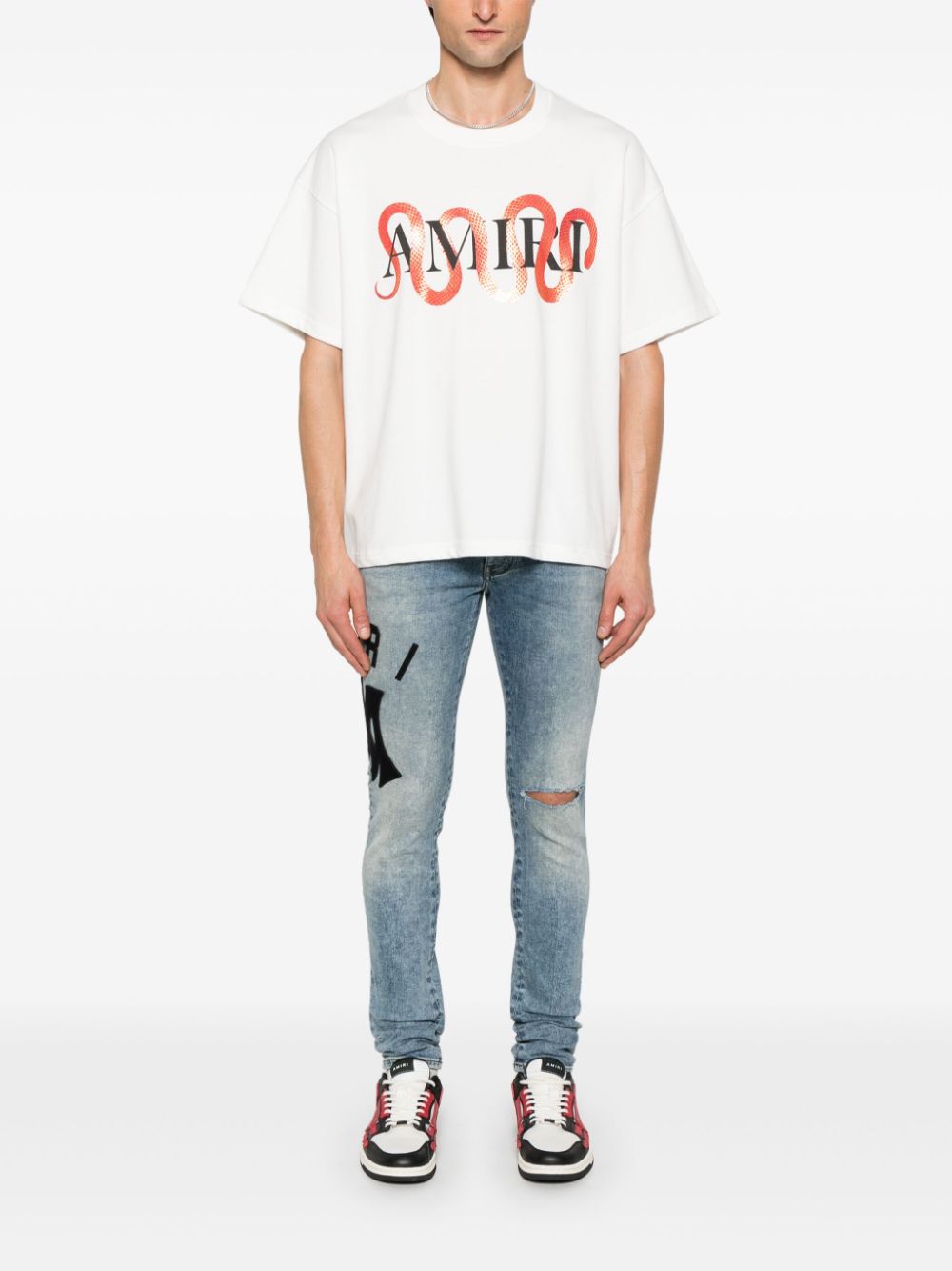 AMIRI Snake T-shirt - Wit