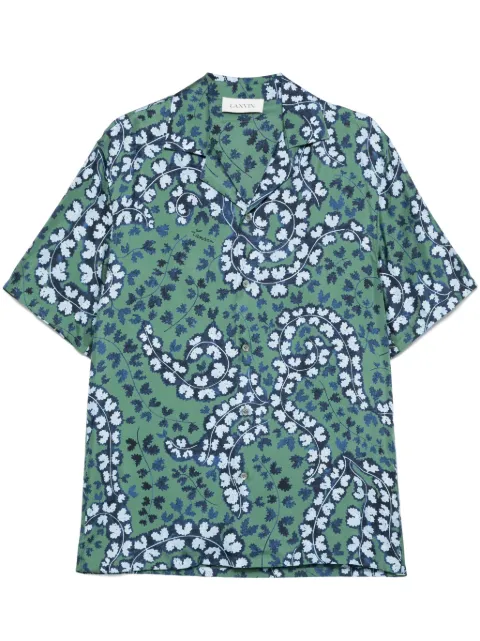 Lanvin leaf shirt