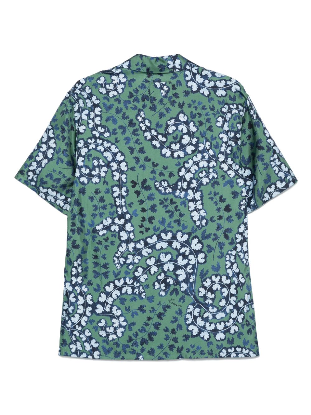 Lanvin leaf shirt - Groen