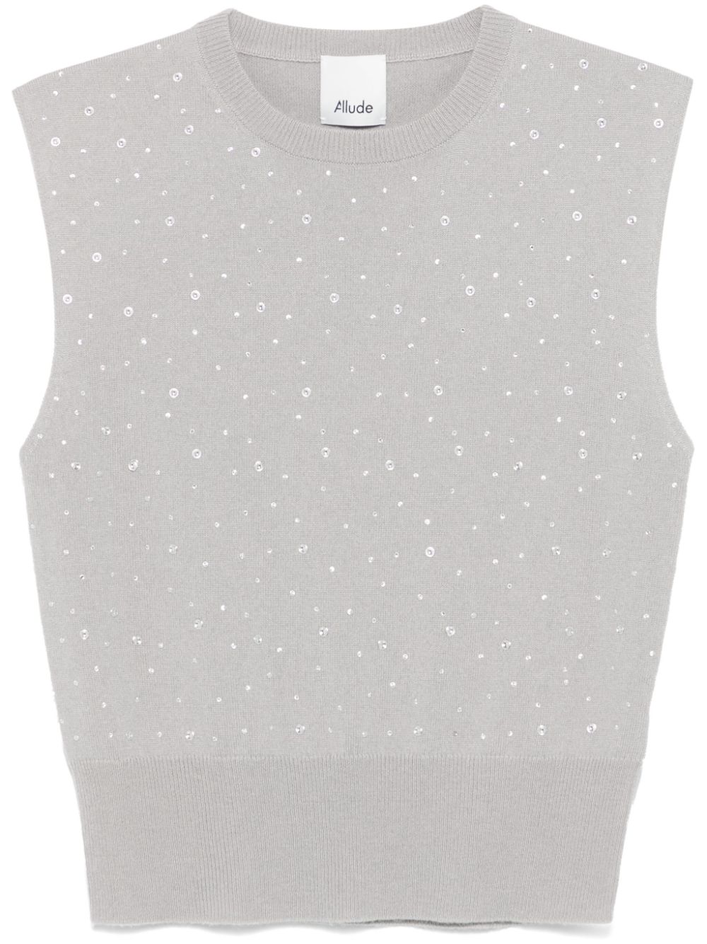 crystal-embellished vest