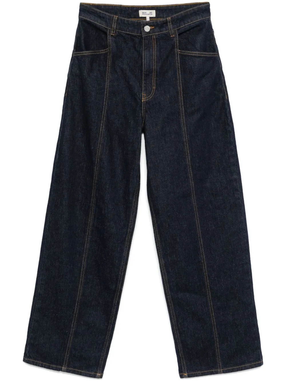 Shop Baum Und Pferdgarten Straight-leg Jeans In Blue