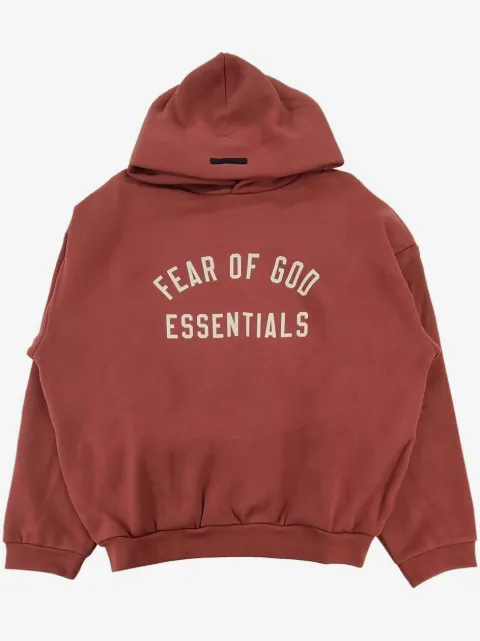 FEAR OF GOD ESSENTIALS logo-print hoodie