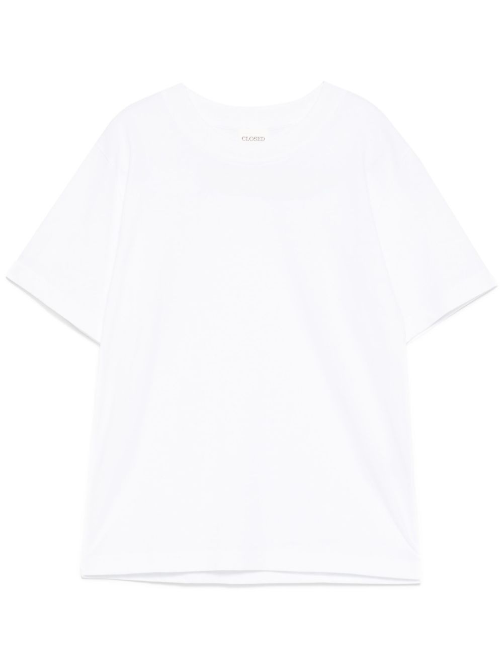 Closed crew neck T-shirt - White