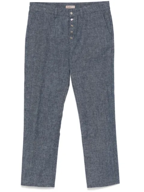 Herno press-stud fastening jeans