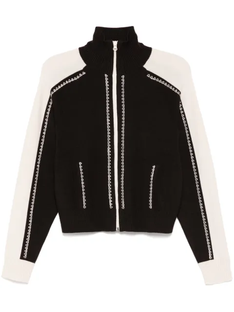 Rokh embroidered knitted jacket