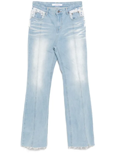Rokh Lace detailing jeans