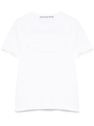 Courrèges ワンショルダー アシンメトリー Tシャツ | ホワイト