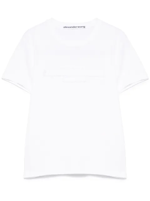 Alexander Wang logo-embossed T-shirt