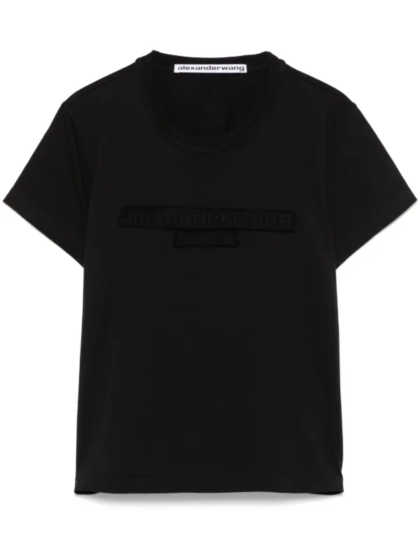 Tシャツ・カットソー T by Alexander Wang EMBOSSED LOGO T-SHIRT (4CC3221356_001) 27452697_57294349_600.jpg