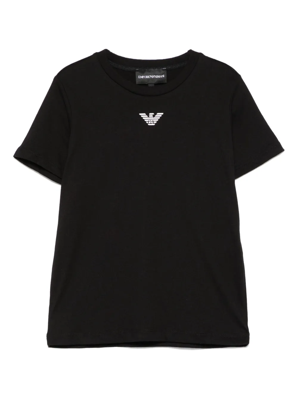 Emporio Ar i Kids T-shirt met logoprint Zwart