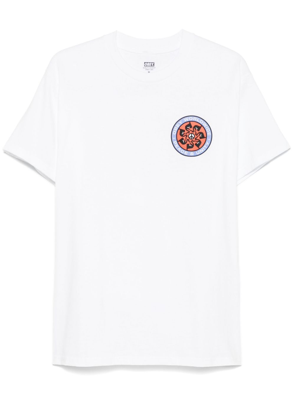 Obey Peace Wheel T-shirt - White