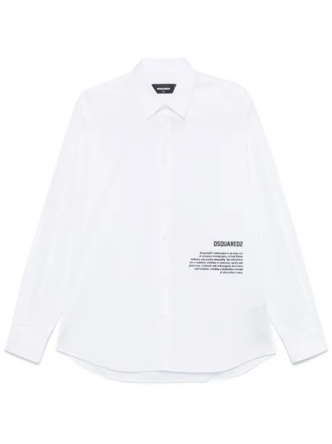 DSQUARED2 logo-print shirt