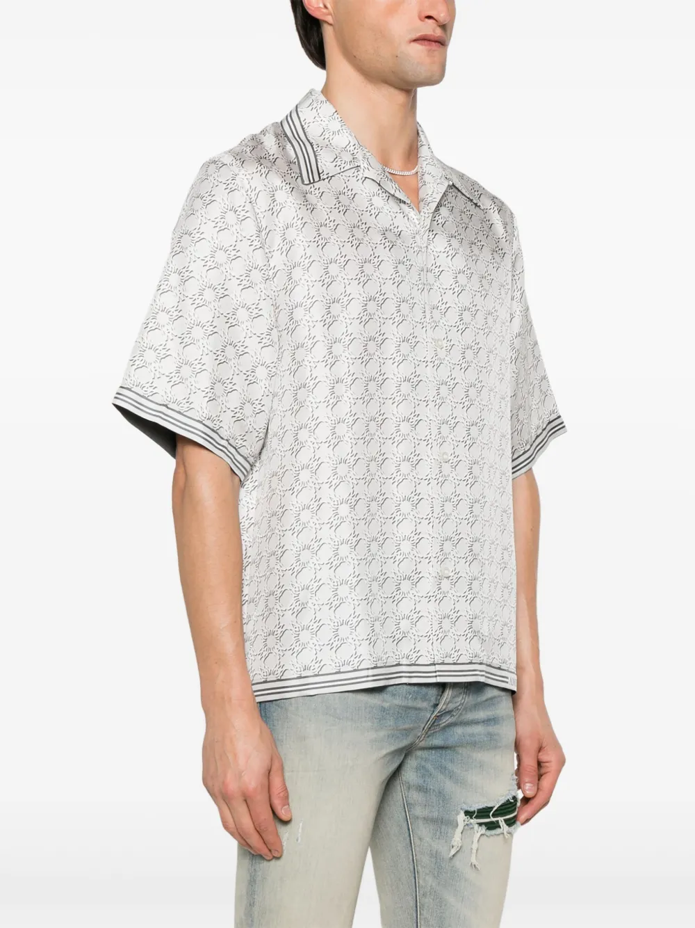 AMIRI MA Quad overhemd Grijs