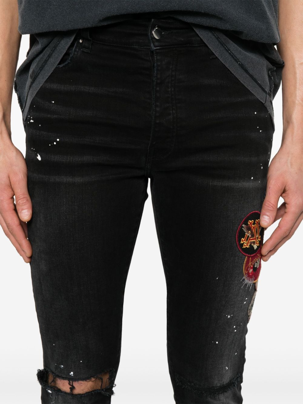 AMIRI Skinny jeans Zwart