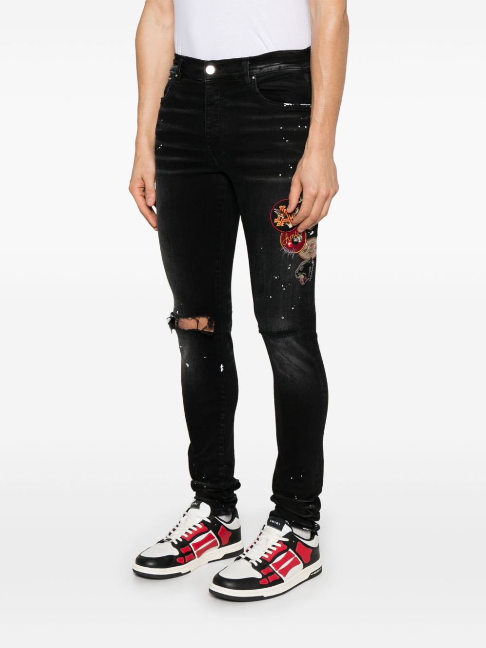 AMIRI Skinny jeans Zwart