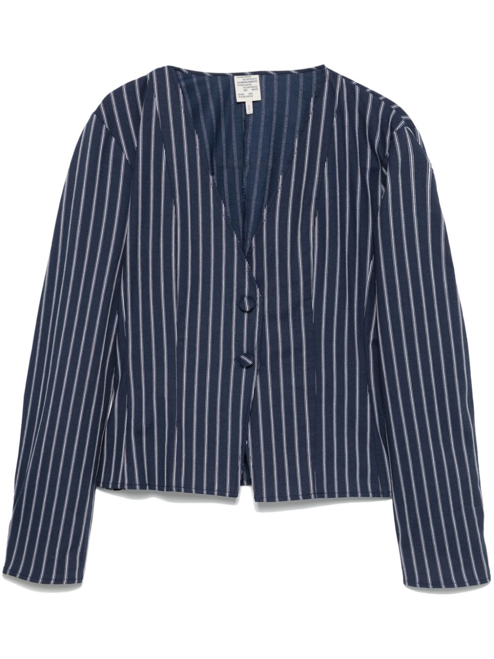 striped blazer