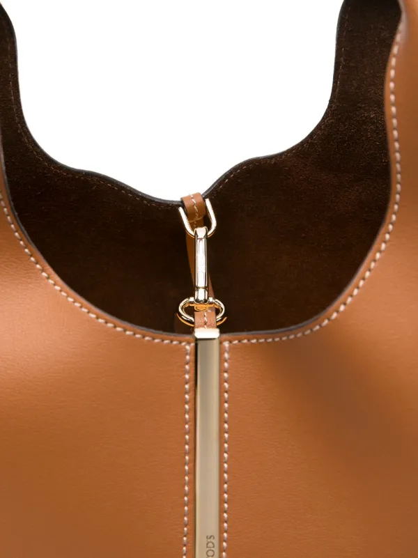 Tod's レザー トートバッグ | ブラウン | FARFETCH JP