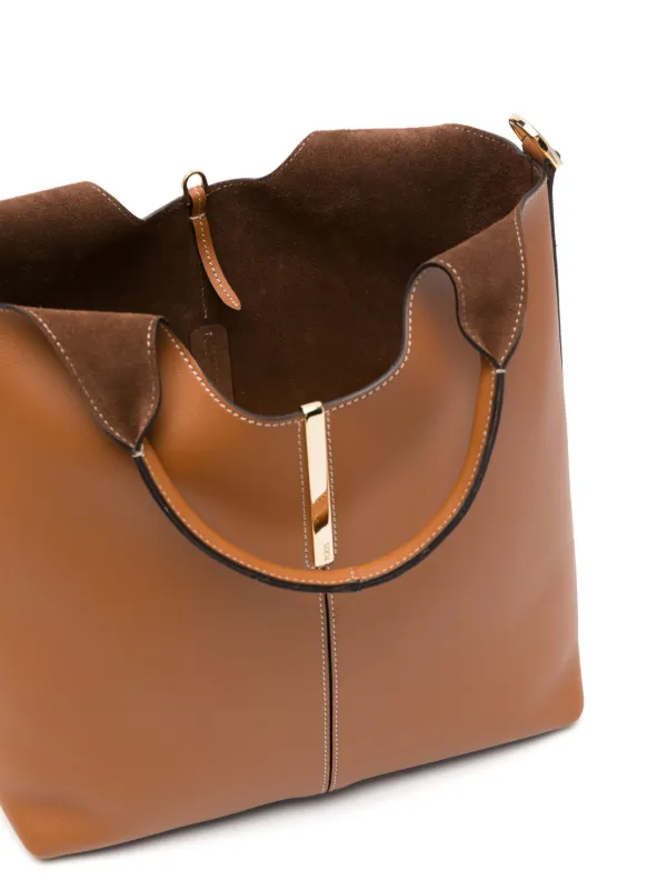 Tod's レザー トートバッグ | ブラウン | FARFETCH JP