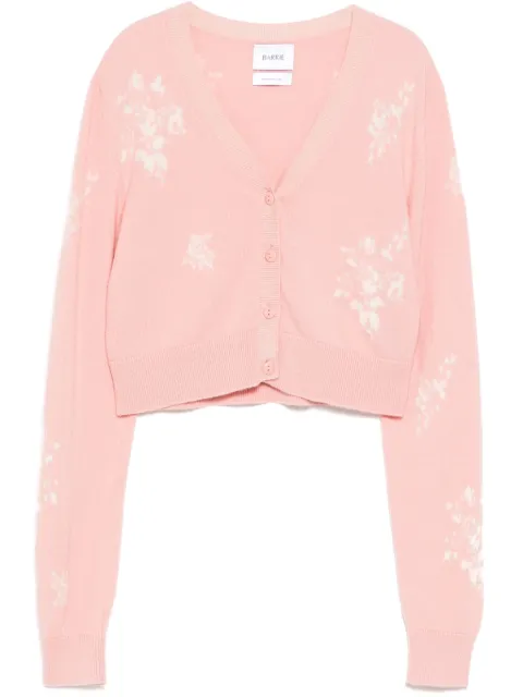Barrie Shadow Flower Cropped cardigan