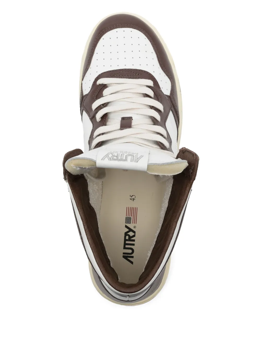 Autry Medalist high-top sneakers Brown