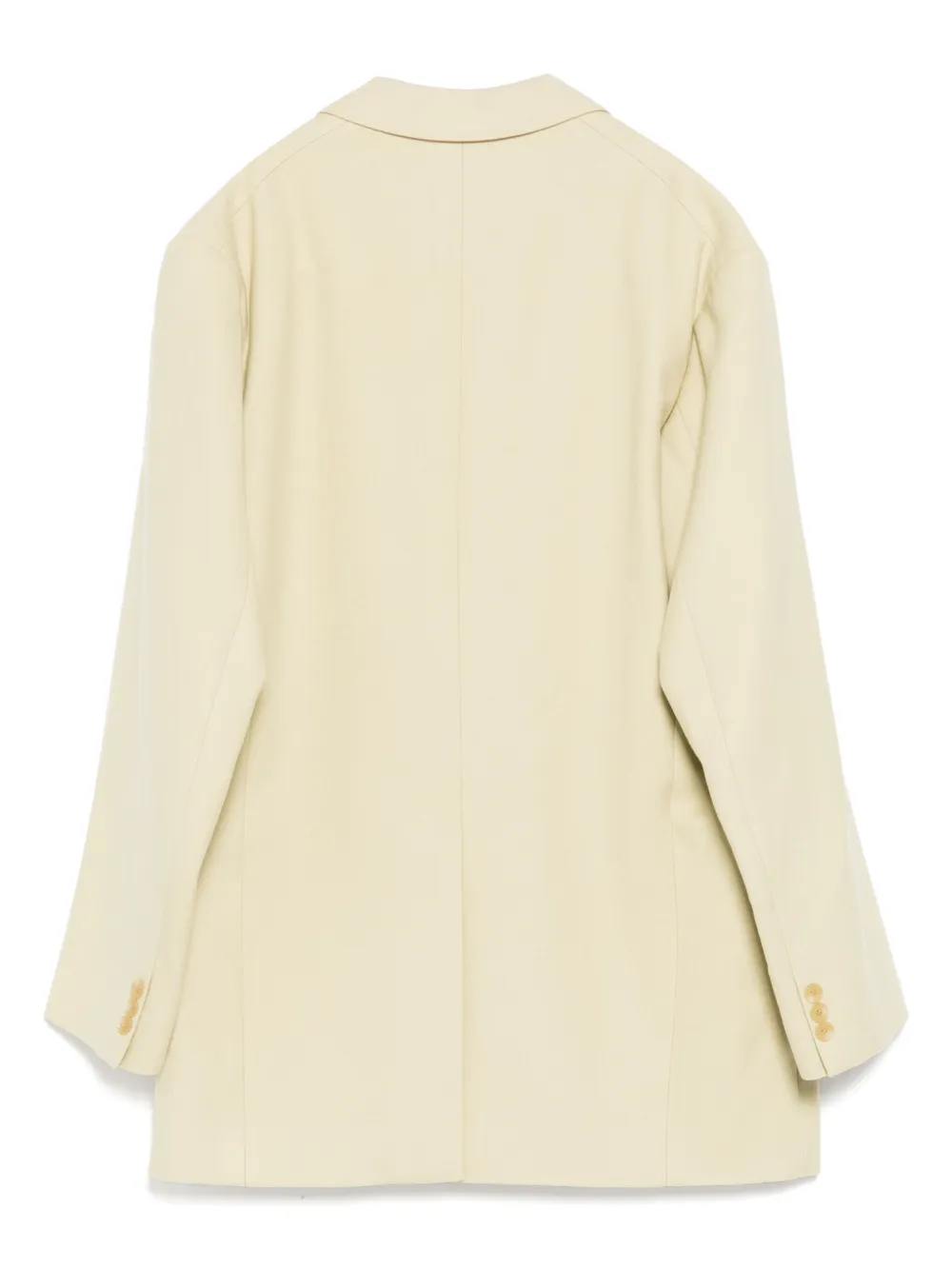 Auralee Light Melton blazer - Geel