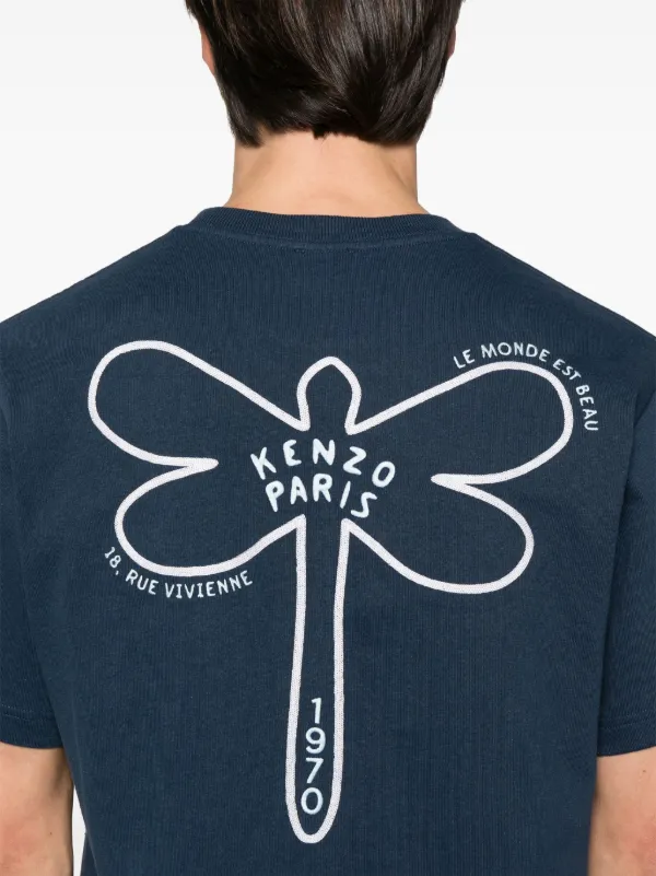 ka0711apporder商品 Kenzo logo-print T-shirt | Blue | FARFETCH ZA