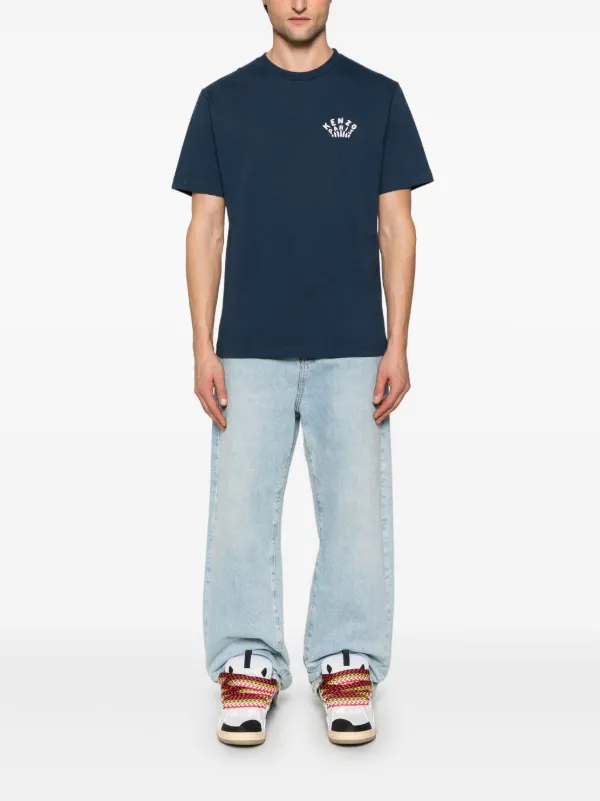 ka0711apporder商品 Kenzo logo-print T-shirt | Blue | FARFETCH ZA